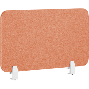 Beliani Desk Screen 72 x 40 cm Light Red WALLY Beliani Desk Screen 72 x 40 cm Light Red WALLY