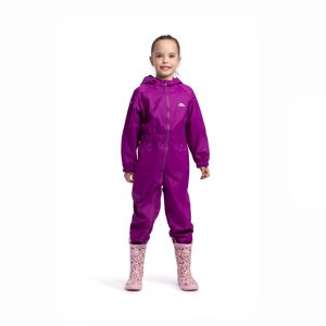 (2-3 Years, Purple Orchid) Trespass Kids Rainsuit Waterproof Button (2-3 Years, Purple Orchid) Trespass Kids Rainsuit Waterproof Button