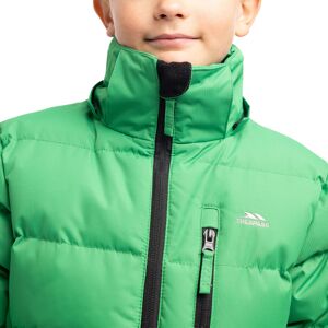 (7-8 Years, Clover) Trespass Boys Padded Jacket Hooded Tuff (7-8 Years, Clover) Trespass Boys Padded Jacket Hooded Tuff
