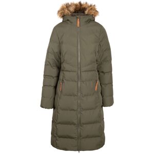 (18, Dark Vine) Trespass Womens Padded Jacket Longer Length Audrey (18, Dark Vine) Trespass Womens Padded Jacket Longer Length Audrey