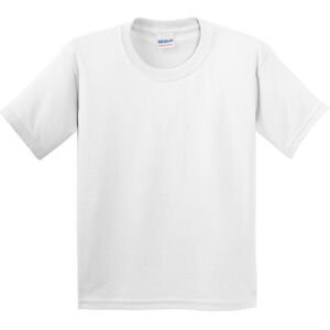 (XS, White) Gildan Youth Unisex Heavy Cotton T-Shirt (XS, White) Gildan Youth Unisex Heavy Cotton T-Shirt
