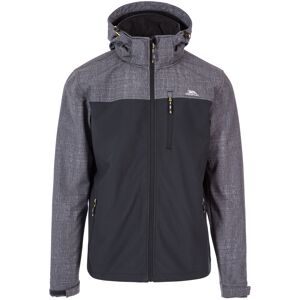(L, Dark Grey Marl) Trespass Mens Softshell Jacket Abbott (L, Dark Grey Marl) Trespass Mens Softshell Jacket Abbott