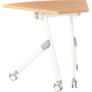 Beliani Foldable Corner Desk Module BENDI Brown 90 cm 64 cm Beliani Foldable Corner Desk Module BENDI Brown 90 cm 64 cm