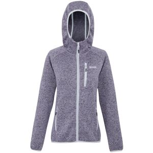 (14 UK, Wisteria/Lilac Hint) Regatta Womens/Ladies Newhill II Marl Full Zip Hood (14 UK, Wisteria/Lilac Hint) Regatta Womens/Ladies Newhill II Marl Full Zip Hood