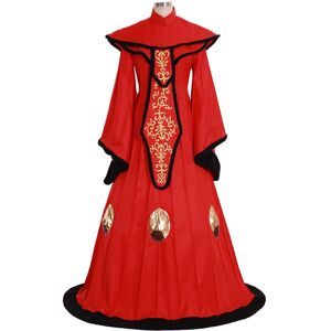 Unbranded (XL) Padme Queen Red Dress Halloween Carnival Party Dress Unbranded (XL) Padme Queen Red Dress Halloween Carnival Party Dress