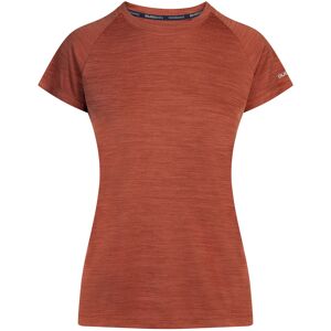 (6, Burnt Sienna Marl) Trespass Womens Active Top Quick Dry - Vickland (6, Burnt Sienna Marl) Trespass Womens Active Top Quick Dry - Vickland