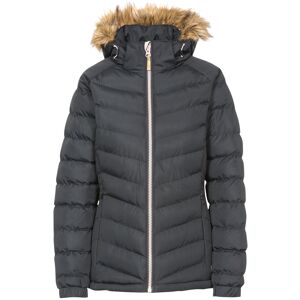 (12, Black) Trespass Women's Padded Casual Jacket - Nadina (12, Black) Trespass Women's Padded Casual Jacket - Nadina