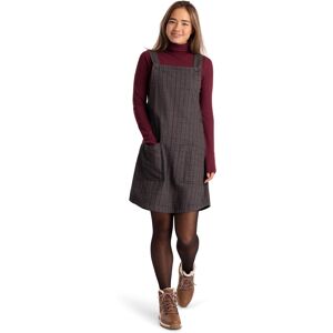 (16, Dark Grey Check) Trespass Women's Pinafore Dress - Twirl (16, Dark Grey Check) Trespass Women's Pinafore Dress - Twirl