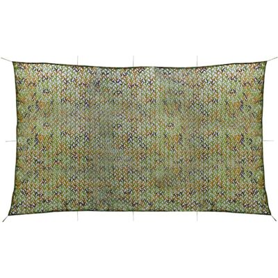 vidaXL Camouflage Net - 2x8 m Green - Outdoor Concealment vidaXL Camouflage Net - 2x8 m Green - Outdoor Concealment