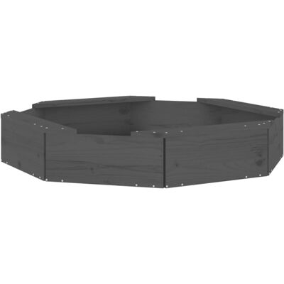 vidaXL Pine Octagon Sandbox with Seats - Outdoor Kids Play vidaXL Pine Octagon Sandbox with Seats - Outdoor Kids Play
