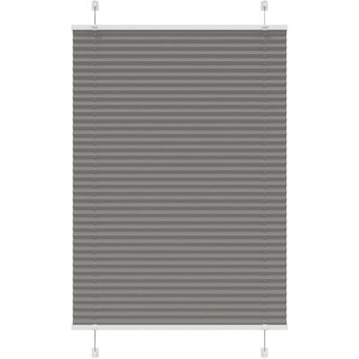 vidaXL Pleated Blind - Anthracite - Durable Polyester, Modern Design vidaXL Pleated Blind - Anthracite - Durable Polyester, Modern Design