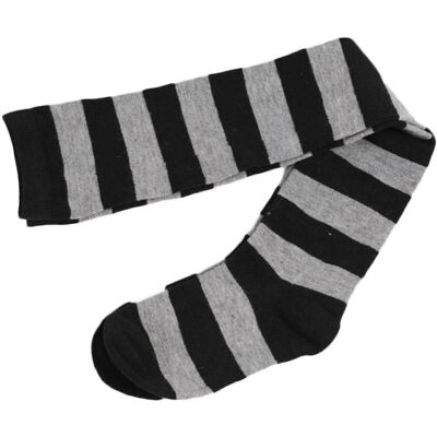 Kikidex (As show, Light Blue White Fine Stripe) Sinknap Stockings Color Block Striped Wo Kikidex (As show, Light Blue White Fine Stripe) Sinknap Stockings Color Block Striped Wo