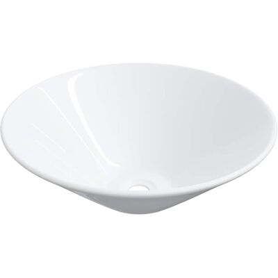 vidaXL Art Basin 2 pcs Ceramic Round - Bathroom Sink Set vidaXL Art Basin 2 pcs Ceramic Round - Bathroom Sink Set