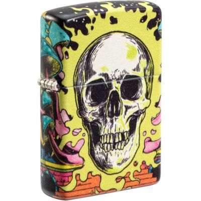 Zippo unisex-adult Glow in the Dark Lighters, Trippy Skull 540 Color Zippo unisex-adult Glow in the Dark Lighters, Trippy Skull 540 Color