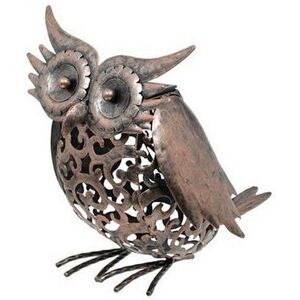 Smart Garden Products Garden Solar Powered Metal Owl Decorative Silhouette Scroll LED Light Smart Garden Products Garden Solar Powered Metal Owl Decorative Silhouette Scroll LED Light