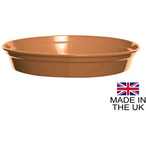 Whitefurze (7"-8" Saucer (Pk of 1)) Terracotta Colour Plastic Plant Flower Pots or Saucers Whitefurze (7"-8" Saucer (Pk of 1)) Terracotta Colour Plastic Plant Flower Pots or Saucers