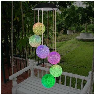 Unbranded Illuminated Outdoor Solar-Powered Hanging Wind Chime Unbranded Illuminated Outdoor Solar-Powered Hanging Wind Chime