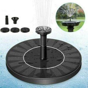 Alzsell Solar Powered Floating Pump Water Fountain Birdbath Home Pool Garden Alzsell Solar Powered Floating Pump Water Fountain Birdbath Home Pool Garden