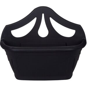 Whitefurze Wall Planter Plastic Hanging Pot Fence Flower Plant Basket Mounted Tub 42cm Whitefurze Wall Planter Plastic Hanging Pot Fence Flower Plant Basket Mounted Tub 42cm