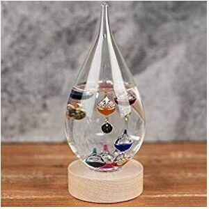 Unbranded Tear Drop Galileo Thermometer 23cm Unbranded Tear Drop Galileo Thermometer 23cm