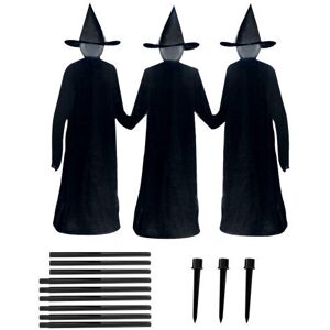 Hw (3PCS Wizard) 170cm Halloween Light-Up Witches Ghost Halloween Hw (3PCS Wizard) 170cm Halloween Light-Up Witches Ghost Halloween