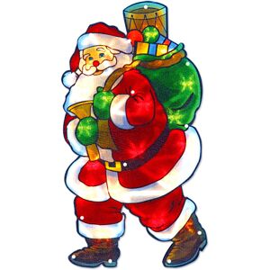 The Christmas Workshop 70370 LED Santa Window Light - 52cm x 29cm, 20 White LEDs The Christmas Workshop 70370 LED Santa Window Light - 52cm x 29cm, 20 White LEDs