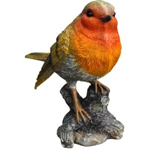Selections Robin on a Tree Stump Garden Ornament Selections Robin on a Tree Stump Garden Ornament