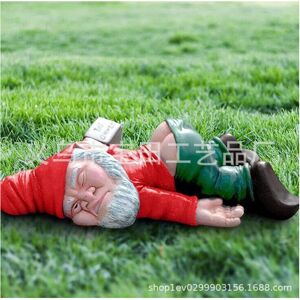 Unbranded (Red) Drunk Gnome Patio Garden Ornament Funny Resin Garden Statue Figurine Water Unbranded (Red) Drunk Gnome Patio Garden Ornament Funny Resin Garden Statue Figurine Water