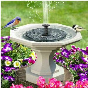 Idealer Solar Powered Fountain Bird Bath Water Pump Floating Pond Garden Pool Outside UK Idealer Solar Powered Fountain Bird Bath Water Pump Floating Pond Garden Pool Outside UK