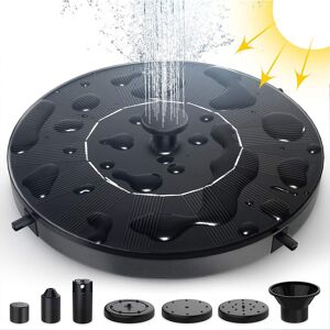 bedee 16cm 2.5W Solar Bird Bath Fountain Pump with 6 Nozzles Garden Decor bedee 16cm 2.5W Solar Bird Bath Fountain Pump with 6 Nozzles Garden Decor