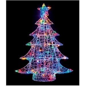 Premier Multi Coloured Soft Acrylic LED Christmas Tree Light Up Garden 1M Premier Multi Coloured Soft Acrylic LED Christmas Tree Light Up Garden 1M