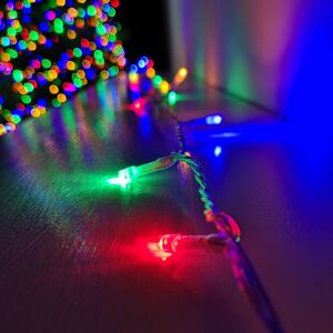 200 20M LED Premier Indoor / Outdoor Christmas Lights Multi-Coloured Clear Wire 200 20M LED Premier Indoor / Outdoor Christmas Lights Multi-Coloured Clear Wire