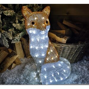 Snow Time The Snowman & Snowdog 2018 54cm Acrylic Fox Figure with 100 Ice White LEDs Snow Time The Snowman & Snowdog 2018 54cm Acrylic Fox Figure with 100 Ice White LEDs