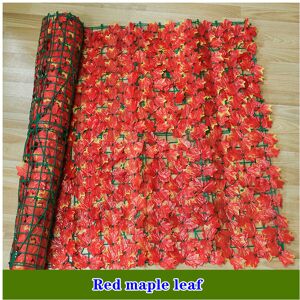 YETP STAR (Red maple leaf, 1m x 3m) Artificial Leaf Fence Hedge Wall Outdoor Garden Fence YETP STAR (Red maple leaf, 1m x 3m) Artificial Leaf Fence Hedge Wall Outdoor Garden Fence