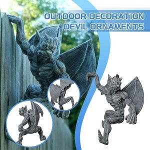 SKESRJTOP Home Wall Art Hanging Resin Gargoyle Garden Adornment Ornaments SKESRJTOP Home Wall Art Hanging Resin Gargoyle Garden Adornment Ornaments