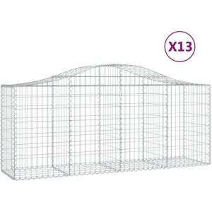 vidaXL Arched Gabion Basket 13 pcs - Garden Decor vidaXL Arched Gabion Basket 13 pcs - Garden Decor