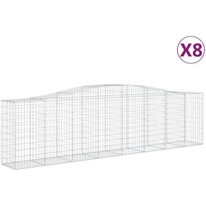vidaXL Arched Gabion Baskets - Garden Decor & Sound Insulation vidaXL Arched Gabion Baskets - Garden Decor & Sound Insulation