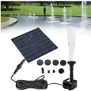 RYWOLT Solar Powered Submersible Fountain Pump Kit for Garden Pond – 7V Panel, 190L/H, RYWOLT Solar Powered Submersible Fountain Pump Kit for Garden Pond – 7V Panel, 190L/H,