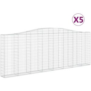 (400 x 30 x 140/160 cm/5 pcs) vidaXL Arched Gabion Basket Stone Basket Gabion Re (400 x 30 x 140/160 cm/5 pcs) vidaXL Arched Gabion Basket Stone Basket Gabion Re