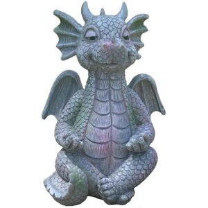 YETP STAR (B) Garden Dragon Meditated Statue Courtyard Dragon Sculpture Resin Dinosaur Sha YETP STAR (B) Garden Dragon Meditated Statue Courtyard Dragon Sculpture Resin Dinosaur Sha