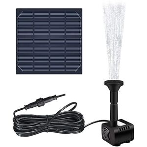 GreenZech 1.8W 180L/H Brushless Solar Panel Fountain Water Pump for Garden Pool Pond Aquar GreenZech 1.8W 180L/H Brushless Solar Panel Fountain Water Pump for Garden Pool Pond Aquar