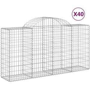 vidaXL Arched Gabion Basket Stone Basket - Garden Decor vidaXL Arched Gabion Basket Stone Basket - Garden Decor