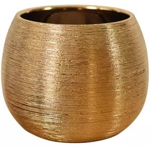 Typecat Ceramic Plant Pot Planter Unique Gold-Plated Succulent Flower Vase Typecat Ceramic Plant Pot Planter Unique Gold-Plated Succulent Flower Vase