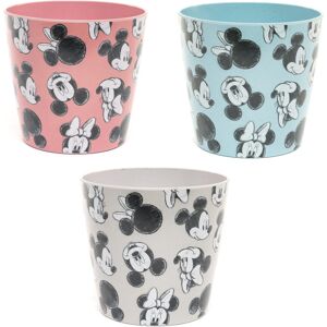 Disney Plant Pot Set Of 3 Eco Garden Eco-Pot Minnie & Mickey Mouse Disney Plant Pot Set Of 3 Eco Garden Eco-Pot Minnie & Mickey Mouse