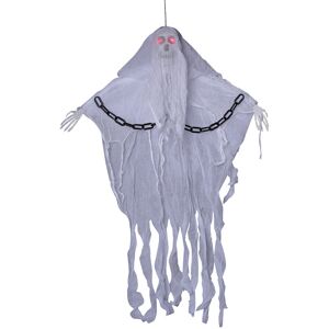 XYLFLY (White) 80cm Life Size Human Skull Skeleton Halloween Prop Voice Induction light XYLFLY (White) 80cm Life Size Human Skull Skeleton Halloween Prop Voice Induction light