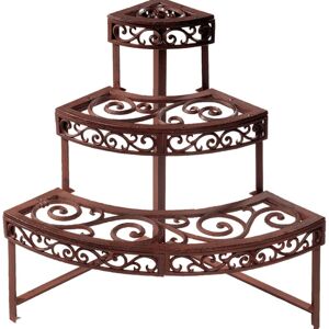 VidaXL Esschert Design Etagere Quarter Round BPH32 Cast Iron 3 Tiers Plant Stands VidaXL Esschert Design Etagere Quarter Round BPH32 Cast Iron 3 Tiers Plant Stands