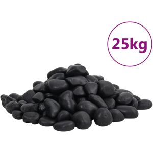(black, 25 kg) vidaXL Polished Pebbles Landscaping Garden Decorative Stones Rive (black, 25 kg) vidaXL Polished Pebbles Landscaping Garden Decorative Stones Rive
