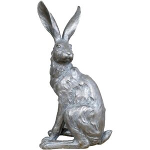 Venture Vehicles Large Grey Hare Highly Textured Resin Ornament Venture Vehicles Large Grey Hare Highly Textured Resin Ornament