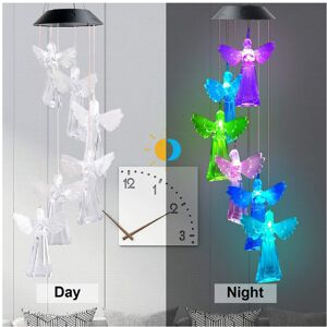 Unbranded (Angel) Solar Wind Chime Light Angel Chandelier Color Changing Light Outdoor Gar Unbranded (Angel) Solar Wind Chime Light Angel Chandelier Color Changing Light Outdoor Gar