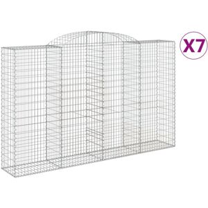 vidaXL Arched Gabion Basket - Garden Decorative Barrier vidaXL Arched Gabion Basket - Garden Decorative Barrier